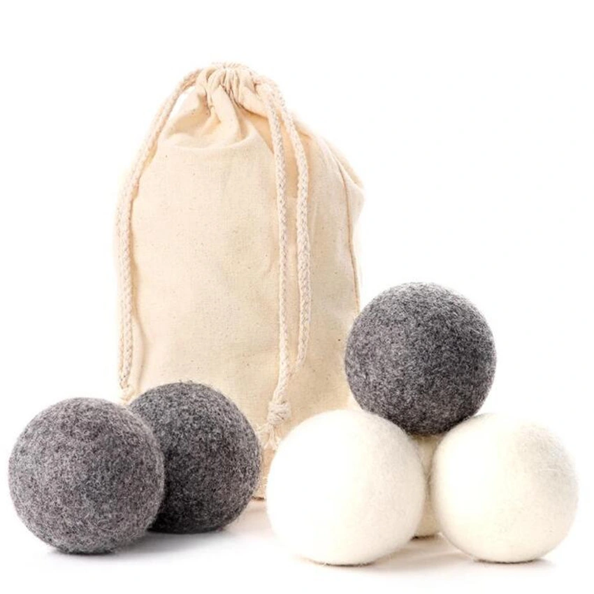 Reusable 100% Wool Lanudry Drying Felt Dryer Balls for Washing