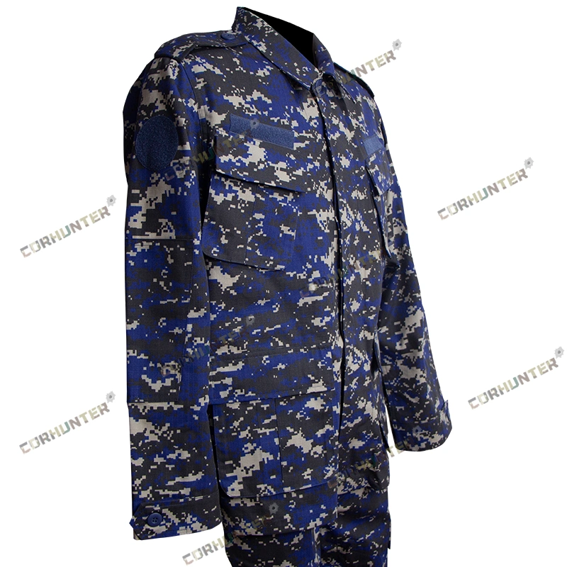 Outdoor Acu Uniform Cargo Pants Custom Digital Ocean Camouflage Waterproof Camouflage Uniforms