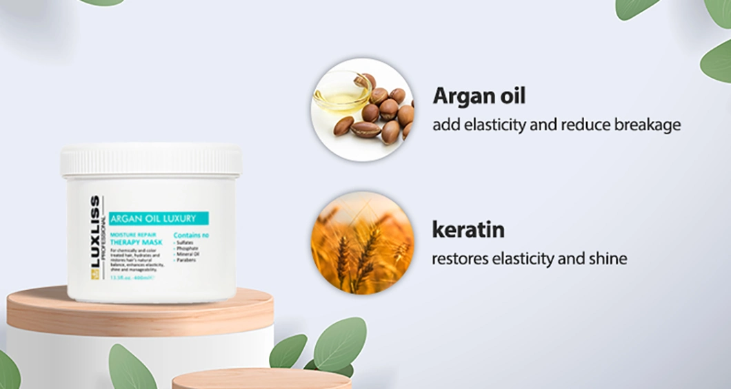 Organic Argan Oil Hair Treatment Mask for Damaged Hair