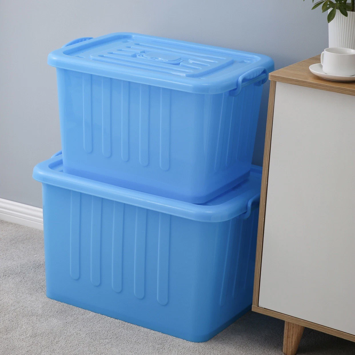 Plastic Clothing Storage Box Bin Multi-Function Plastic Container