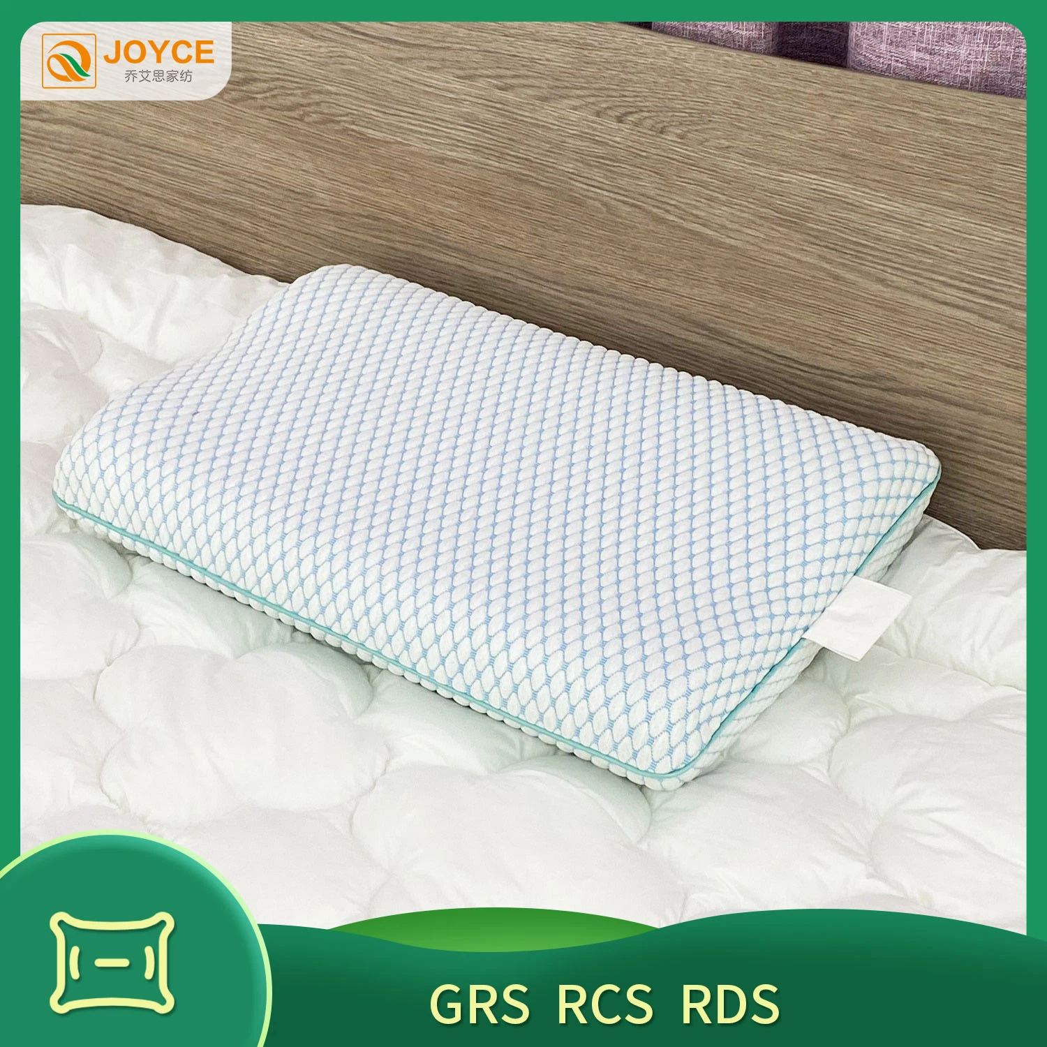 Home Textile Bedding Product Bed Pillow with Cool Gel Memory Foam