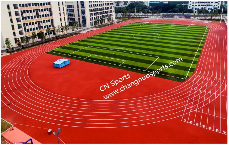 Caucho negro SBR para pisos deportivos y pista de running