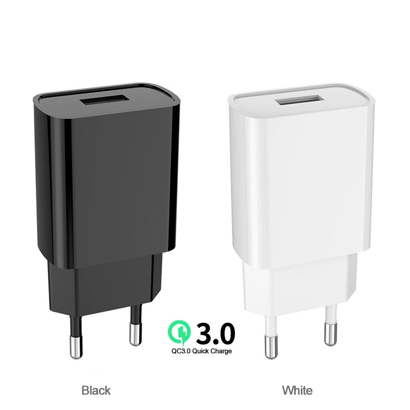 Portable Mobile Phone Quick Charge 3.0 18W USB Charger