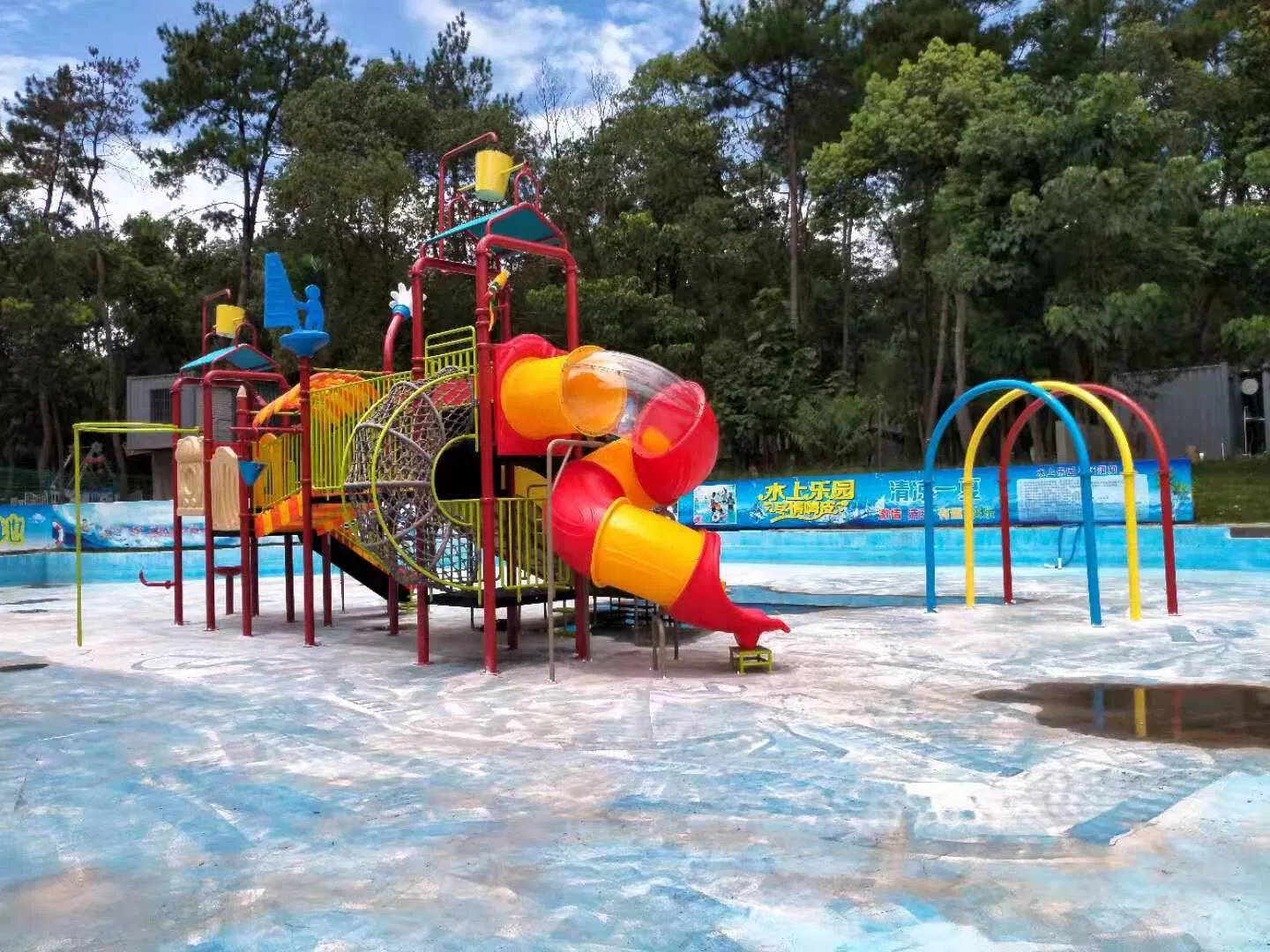 Parque acuático infantil al aire libre Parque de su juego favorito de los niños certificado TUV