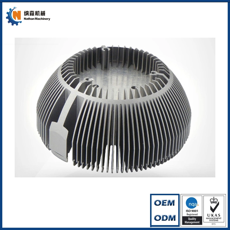 LED Lighting Industry Aluminum Light Holder Aluminum Alloy Die Casting Part with Sand Blasting