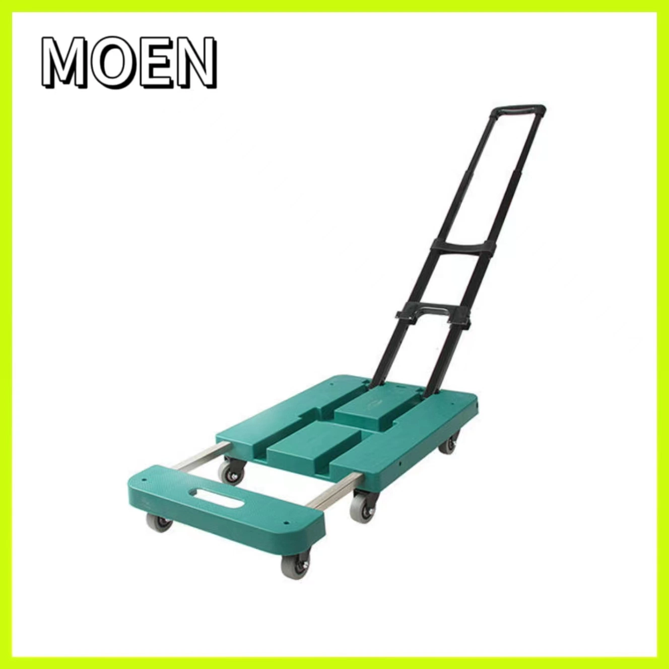 Faltbox Hand Truck 6 Rad Trolly Metall Gepäck Wagen