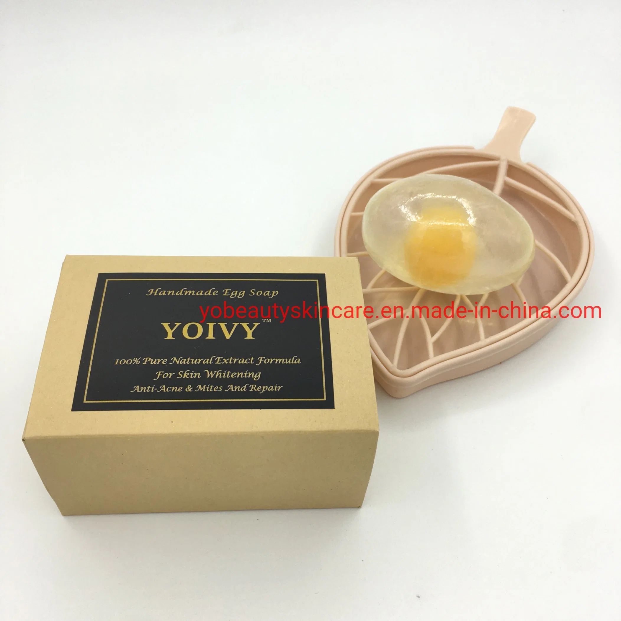 Yoivy Handmade Egg Soap for Skin Whitening Anti-Acne Mites and Repair