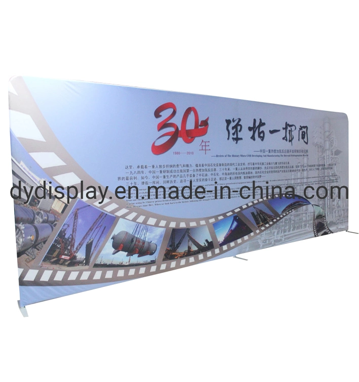 Straight Aluminum Advertising Display Rack Tension Fabric Banner Stand