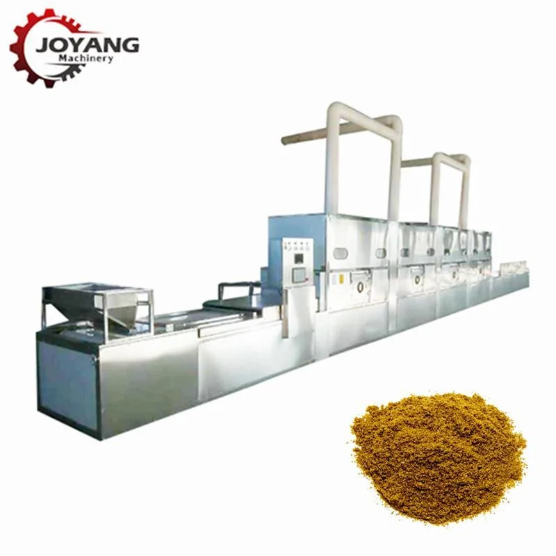 Tunnel Continuous Microwave Spice Dryer Ground Cumin Dryer Equipment