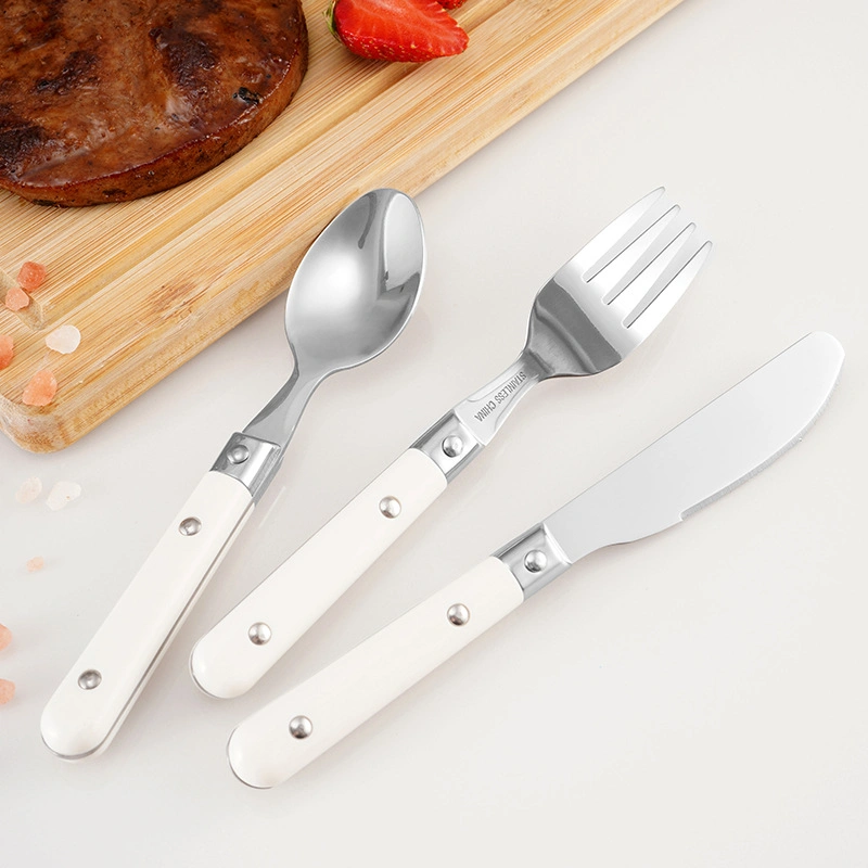 Cheap ABS Handle Tableware Dinnerware Stainless Steel Cutlery