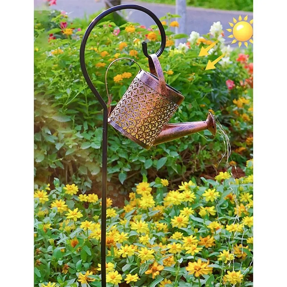 Agua Kettle Garden Lamp Lawn LED luces solares Ci20505