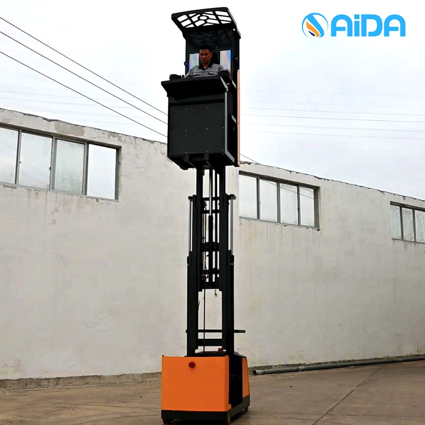 Electric Battery Order Picker for Loading and Unloading Goods