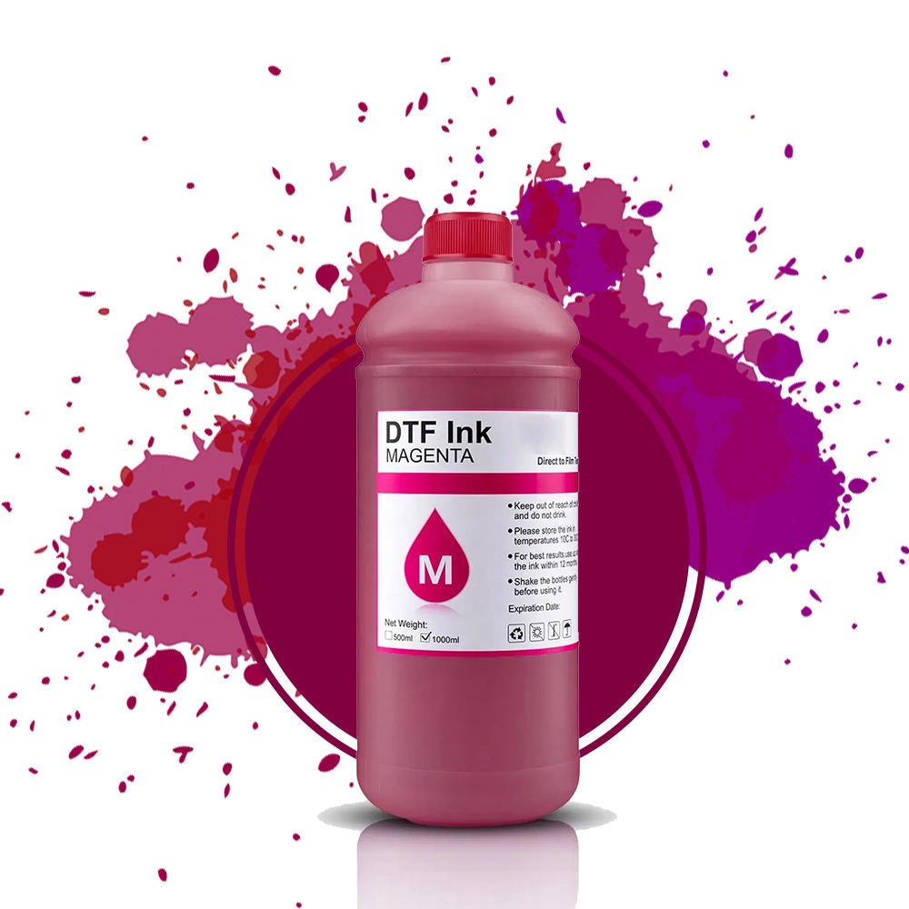 5 Colors 1000ml Water Based Dtf Pigment Ink for Epson XP600 L1800 L1805 P600 P800 Dx5 4720 I3200 Printer