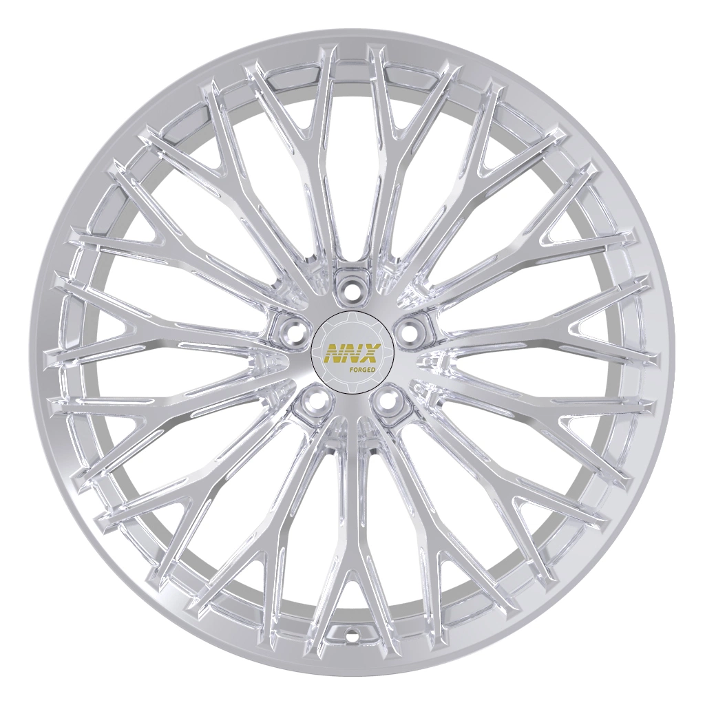 High quality/High cost performance Alloy Car Wheel 18/19/20/21/22 Inches Hyper Silver Chrome Full Painting 5X139.7 Wheels Forged Car Alloy Wheel