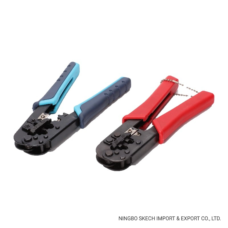 Network Cable Crimper for RJ45/8p8c, Rj12/6p6c, Rj11/6p4c Crimping Tool Modular Plugs Hand Tool