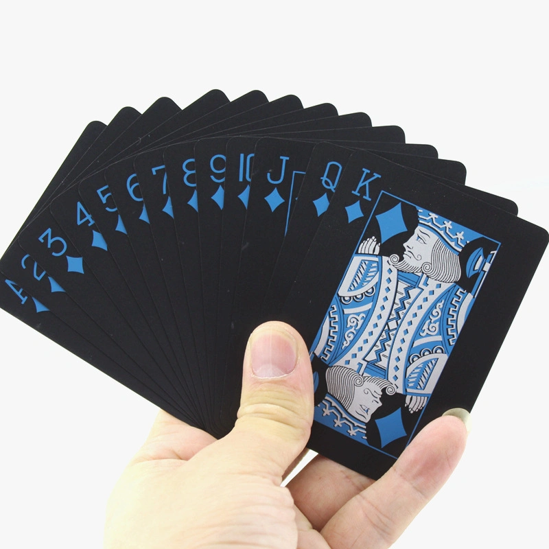 54/55PCS Black Color Poker Card Poker Games