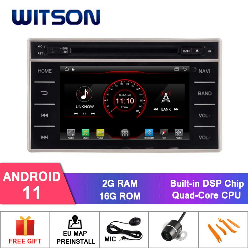 Witson Quad-Core Android 11 автомобиль DVD проигрыватель для Toyota Hilux 2015 2 Г ОЗУ 16 ГБ ПЗУ