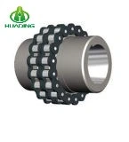 Huading Gl Type Roller Chain Couplings Duplex Chain Cover Transmission Industrial Coupling