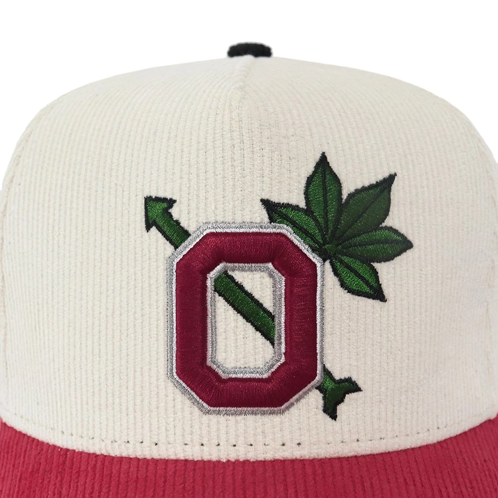 BSCI Wholesale/Supplier Custom Design Trendy 5 Panel Sport Hat, OEM Embroidery Logo Beige Corduroy Gorras, Classics Baseball Cap