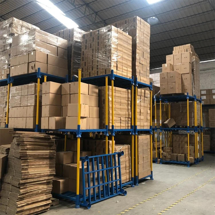 Fabrik Verkauf Textil Stapelbare Stahl-Gestellplatten &amp; Pallet Cages