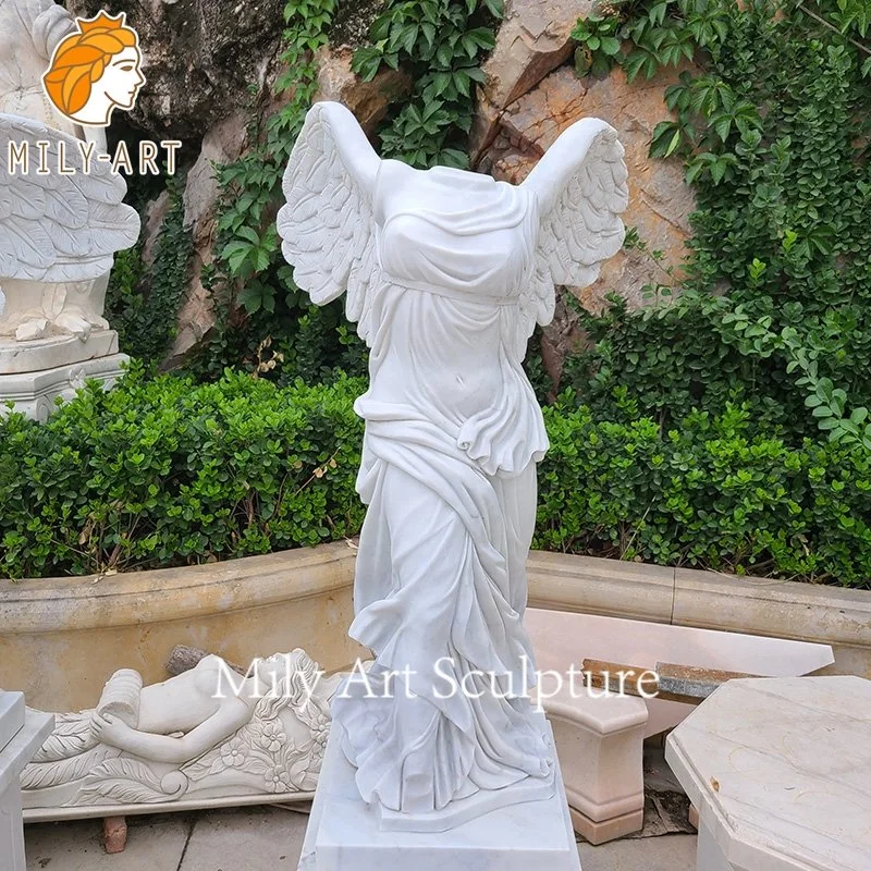 Life Size Famous Greek Figures Hand Carving Marble Victory Sculptures