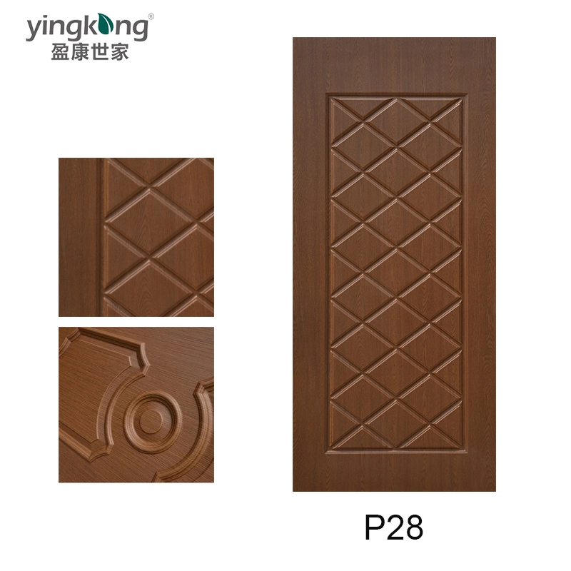 WPC Door Panel Laminated with High quality/High cost performance PVC Film Waterproof