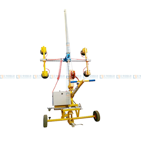 Automatic Electrical Vacuum Sucker Curved Glass Lifting Equipment