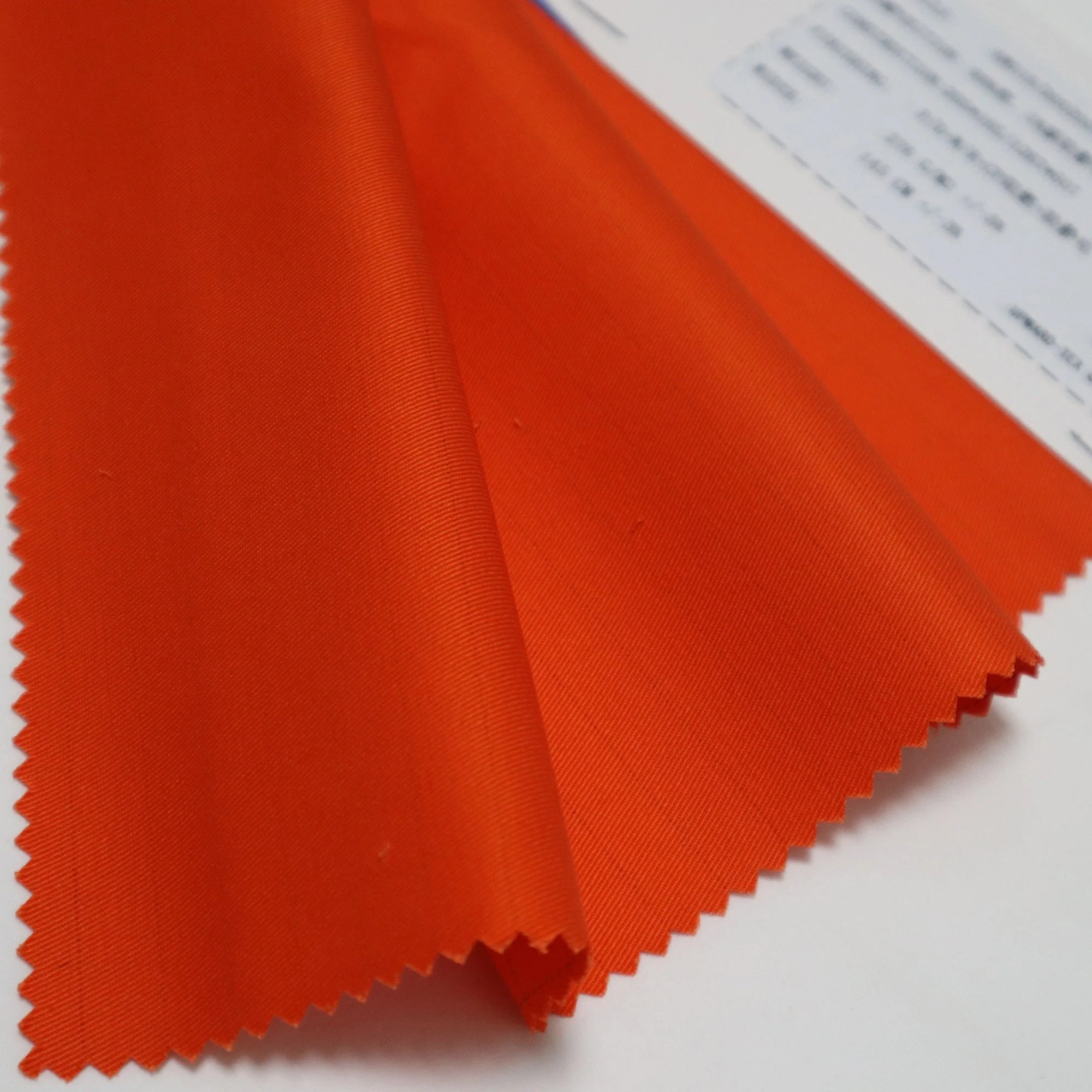 Twill 99% Cotton, 1% Carbon Fiber Anti Static Waterproof Flame Retardant Fabric for Workwear Uniform Jacket