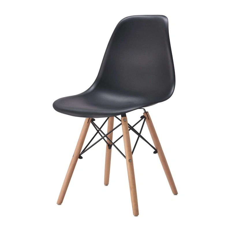 Home Furniture Cheap Modern Design Original Factory Wooden Plastic Dining Chair for Restaurant Party Kitchen