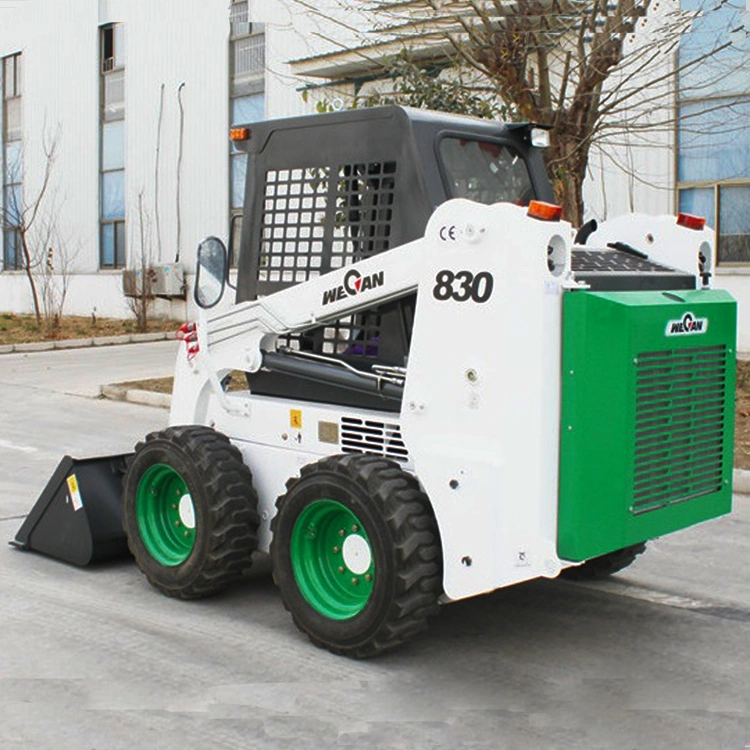 Wt830 Wecan 830kg cargadora de ruedas pequeñas Minicargador