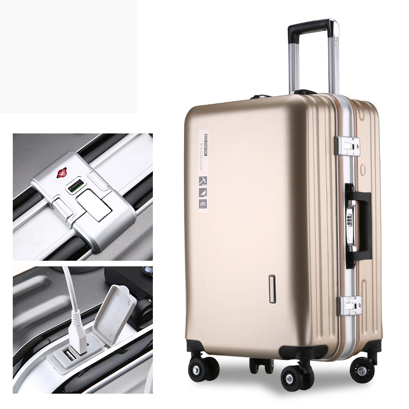 Business Luggage Suitcase Hard Shell Travelling Trolley with Luxury Spinner