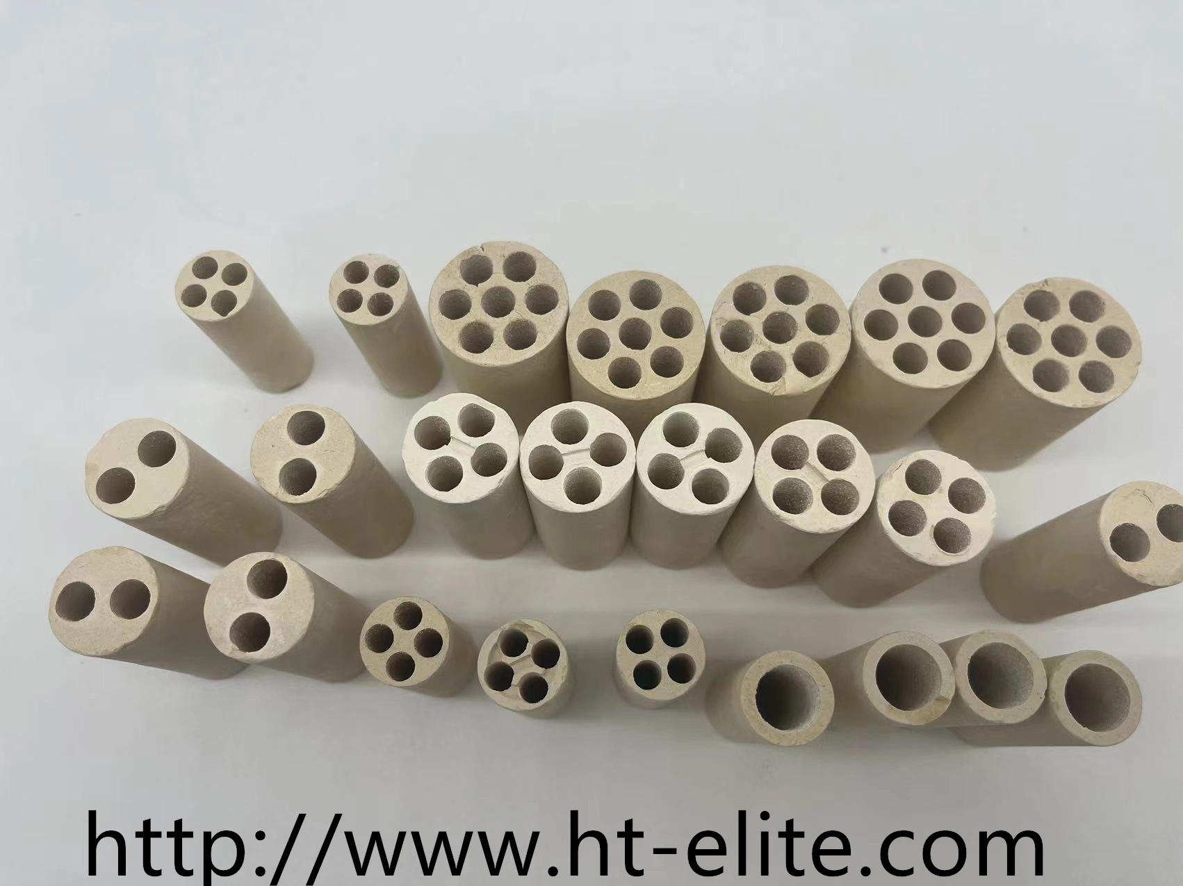 Industry High Purity Magnesia Oxide Ceramic Insulation Tubes for Cartridge Heaters