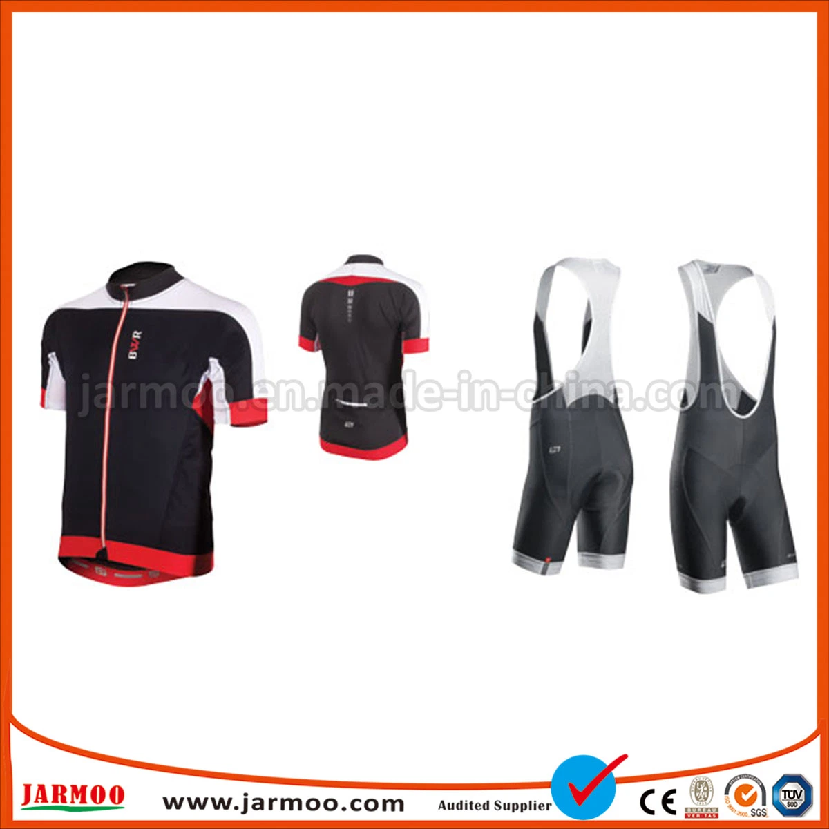 Fashionable Advertising Sports Wear Man Cycling Jersey