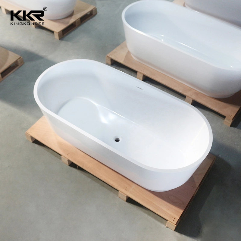 Wholesale/Supplier Factory Price Upc SPA Adult Marble Stone Acrylic Solid Surface Freestanding Bathtub for Hotel