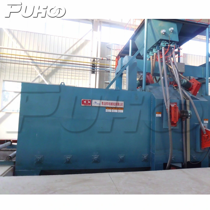 Roller Conveyor Shot Blasting Cleaning Machine for H Beam Steel Structure