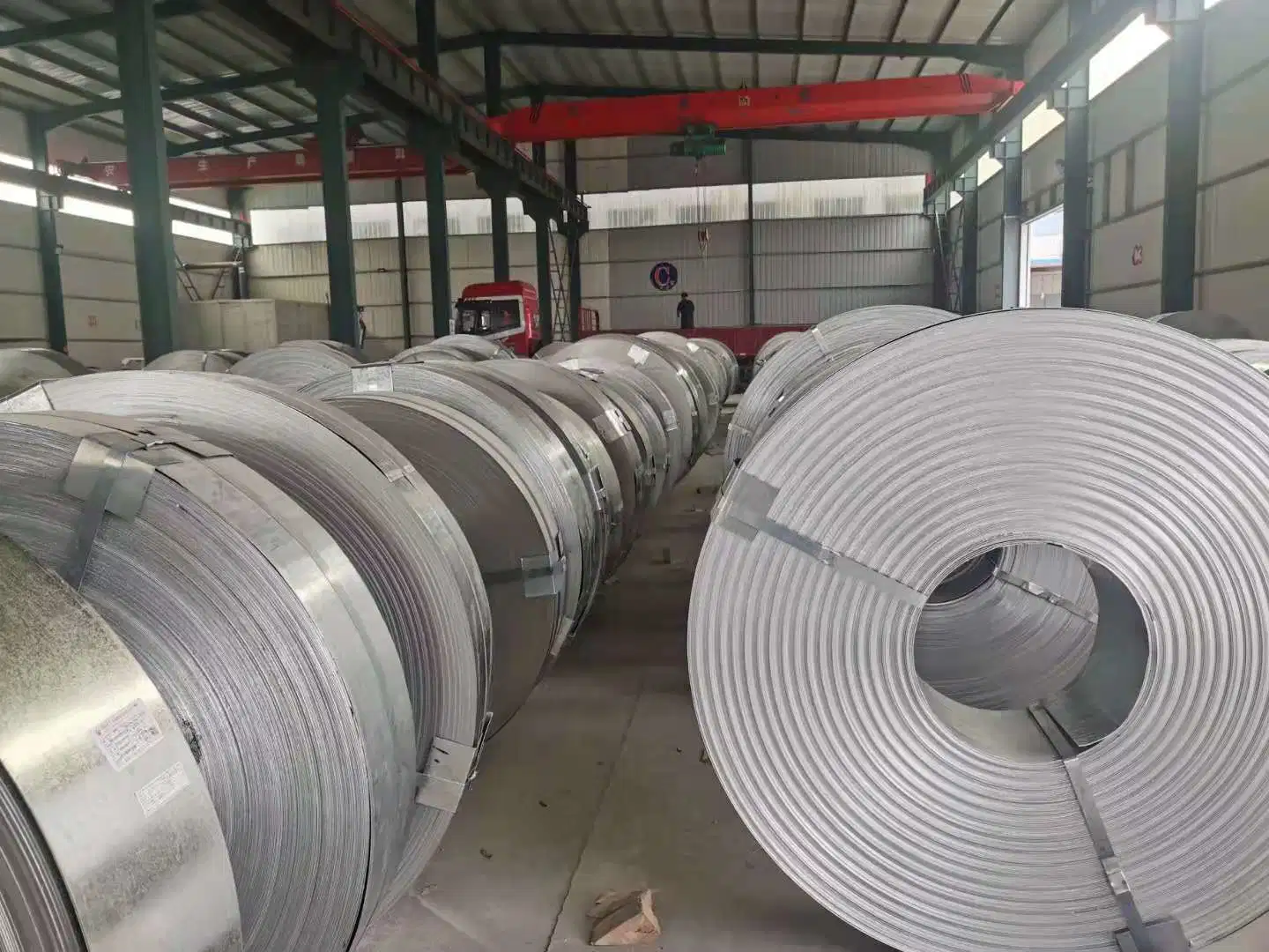 Dx51d Dx52D Dx53D Z40 Z60 Z80 Zinc Coated Hot Dipped Metal Galvanized Steel Strip in Coil for Construction