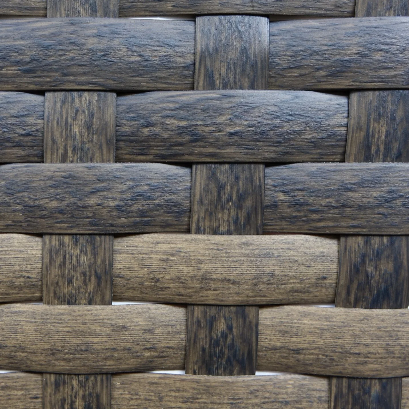 Wide Line Wood Design PE Rattan Materials