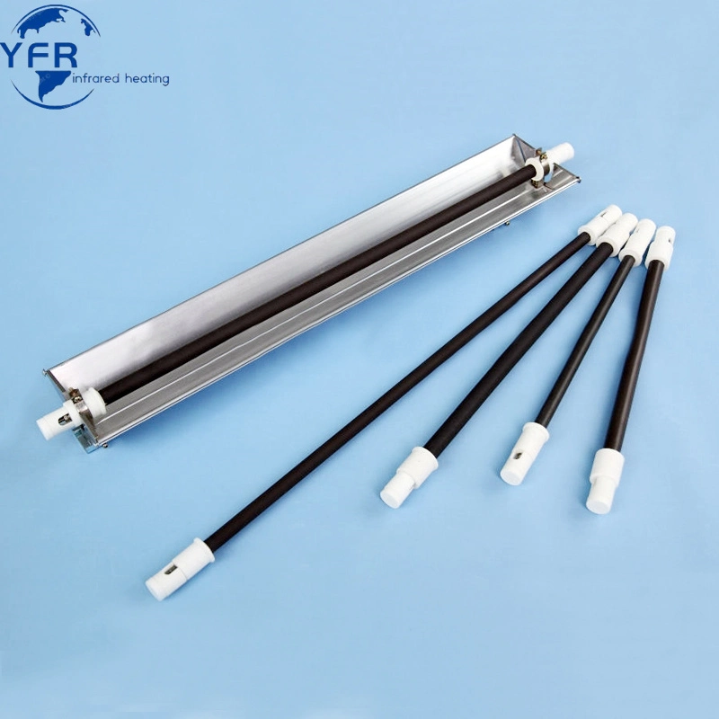 300W 230V IR Heating Element Black Ceramic Infrared Sauna Heater Tube