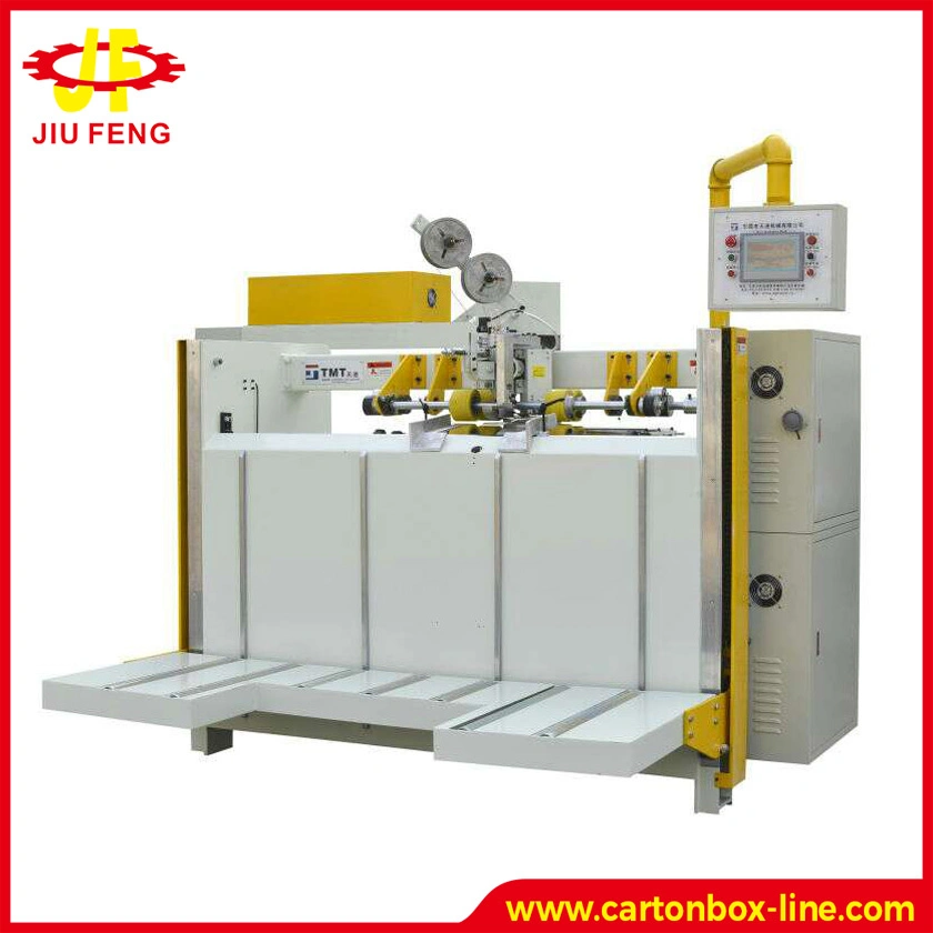 Manual & Semi-Automatic Control Corrugated Cardboard Carton Stapler Binding Machine