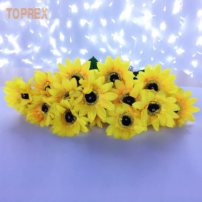 Event 2022 Decoration Toprex Hot Sale Yellow Artificial Sunflower Light