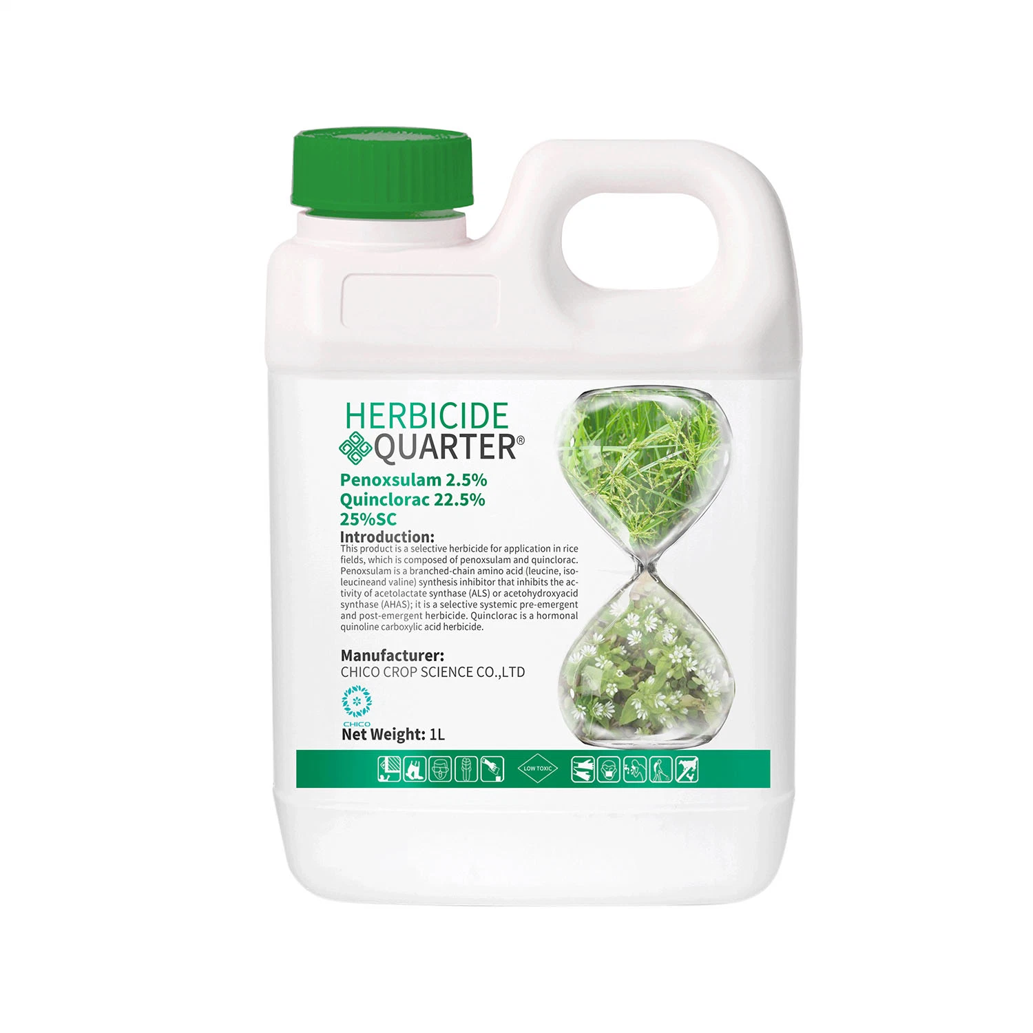 Penoxsulam 2.5% + Quinclorac 22.5% 25% Sc agrochemical herbicide rice filed