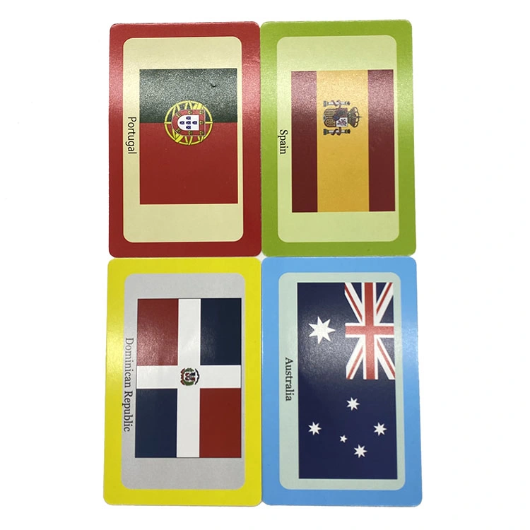 Intelligence Flashcards Play Custom Printed Puzzle Kids Learning Paper Game Playing Cards