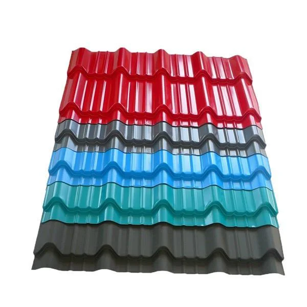 0.35mm 0.45mm Colour Coated Roofing Sheet Corrugated Galvanized Steel Color Roof