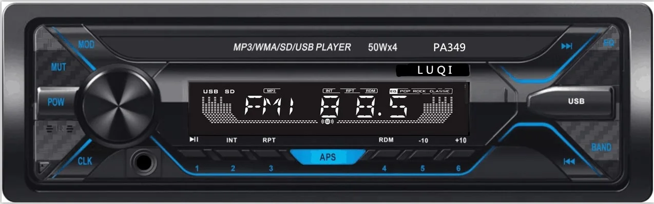Carro coloridos o Bluetooth MP3 áudio de música com a FM/USB