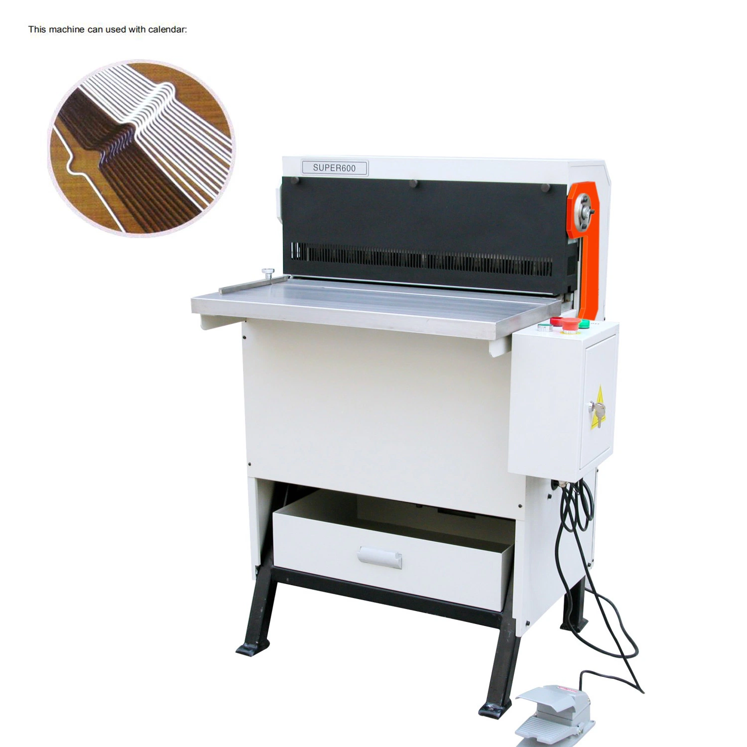 Factory Use Heavy Duty Paper Hole Punching / Puncher Machine Super 600