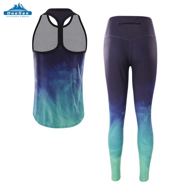 Wholesale/Supplier Long Sleeve Crop Top Yoga Leggings Women Yoga Set Seamless Workout Outfit Wear Fitness Clothes Sport Suit Gym Wear