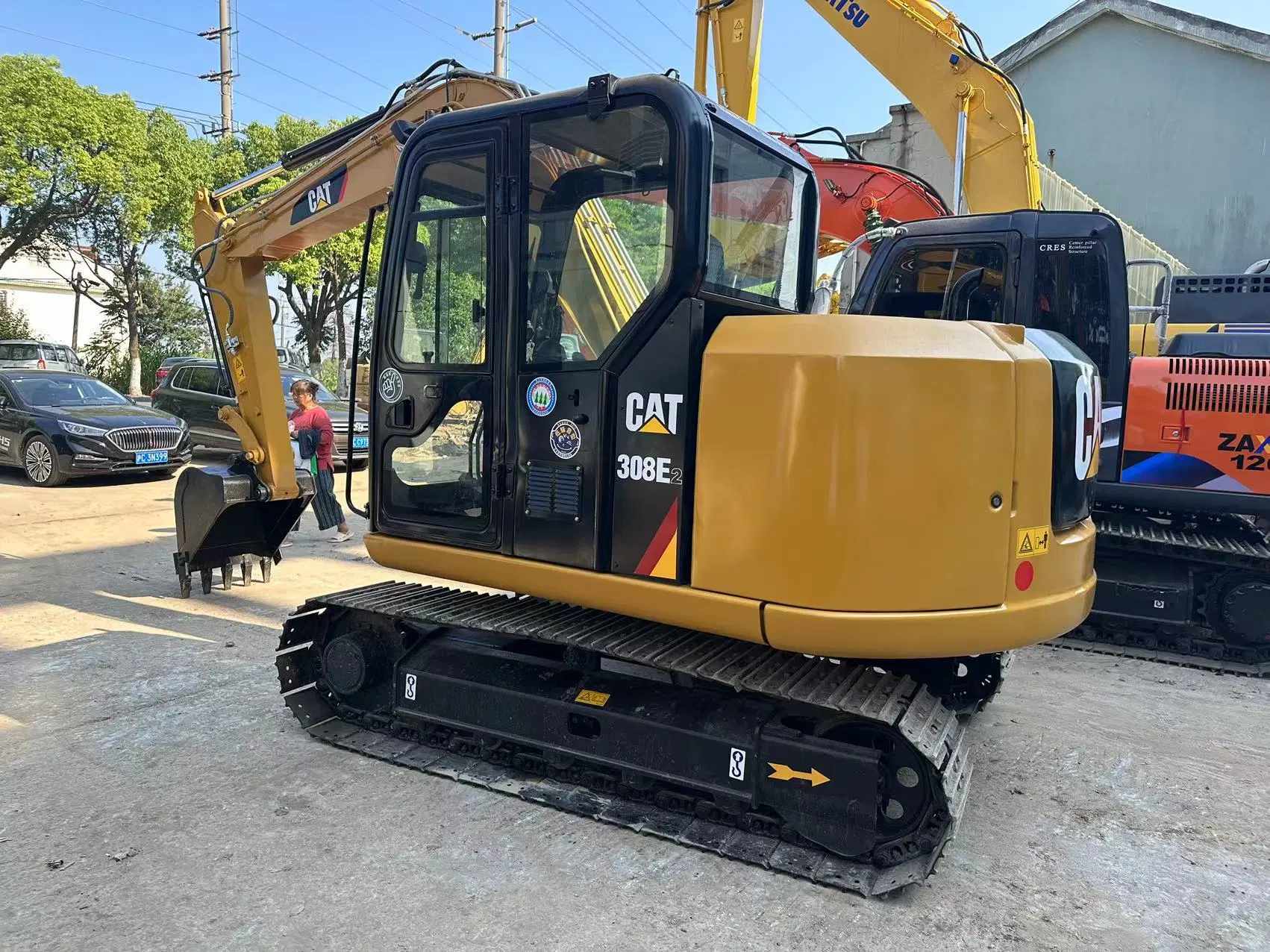 CAT 308e 308e2 308c 308 Bagger gebraucht Original Cat 308 Mini Bagadora Cat Mini Bagger Erdbewegungsmaschine Heißer Verkauf