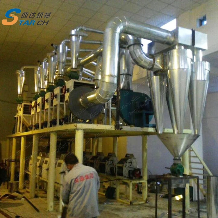 Turn-Key Project Corn Flour Factory with Price 20tons Corn Milling Machine Flour