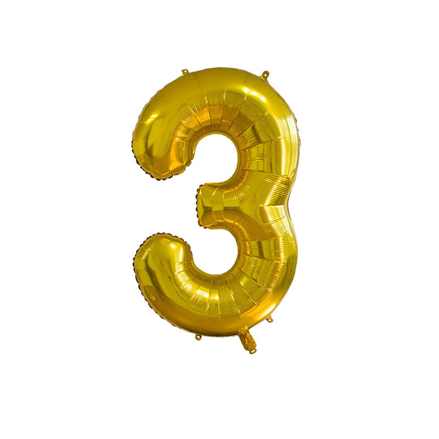 Gold Big Foil Helium 32 Inch Mylar Digital Jumbo Number Balloons for Party Decorations