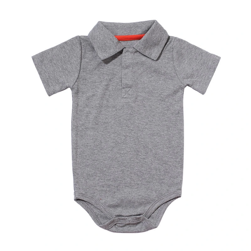 Boys Baby Rompers Summer Polo Shirt Infant Jumpsuit Solid Cotton Girls Clothing Short Sleeve Newborn Baby Clothes